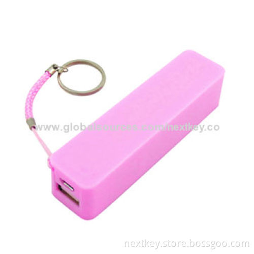 Mini perfume power bank, 2,600mAh for mobile phones, pretty low cost with fashionable design